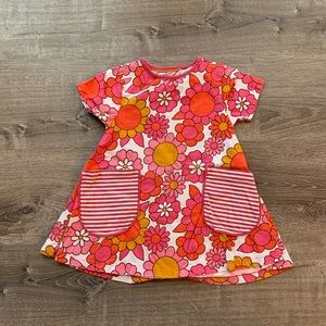 Mini Boden Girls Flower Tunic